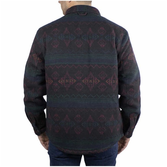 Jachs Men's Wool Blend Sherpa Lined Flannel Shirt Jacket Size: XXL NWOT - Picture 2 of 13